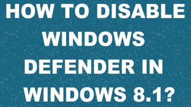 How to disable Windows Defender in Windows 8.1?